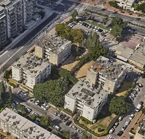פרויקט מילצ'ן, מתחם 6 - רחובות
